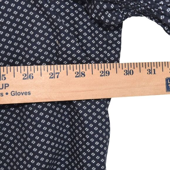 eShakti Top Plus Size 2X Custom Blouse Short Sleeve Stretchy Purple - Picture 5 of 6